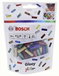 Bosch Φυσίγγια Θερμοκόλλας Mini-Sticks Glitter 2608002006 70τμχ