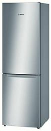 Bosch Ψυγειοκαταψύκτης 305lt Total NoFrost Metal Look KGN36NLEA