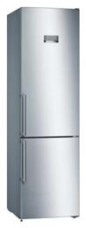 Bosch Ψυγειοκαταψύκτης 368lt Total NoFrost Metal Look KGN397LEQ