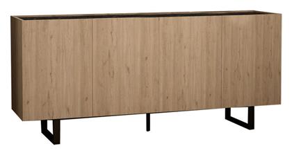 Μπουφές Kioubo Ξύλινος oak-μαύρο 180x42x80cm