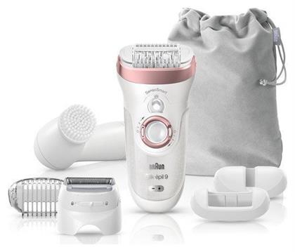 Braun Silk Epil 9 & Facial Brush Σετ Αποτρίχωσης Epilator για Πρόσωπο, Σώμα & Μπικίνι SES9880