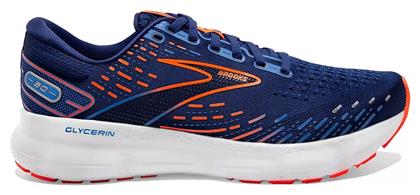 Brooks Glycerin 20 Ανδρικά Αθλητικά Παπούτσια Running Μπλε