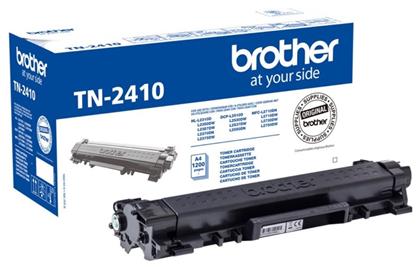 Brother TN-2410 Γνήσιο Toner Laser Εκτυπωτή Μαύρο 1200 Σελίδων (TN-2410)