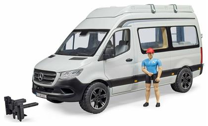 Bruder Αυτοκινητάκι Mercedes Sprinter Camper White with Figurine & Accessories για 3+ Ετών