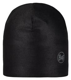 Buff Beanie Unisex Σκούφος Πλεκτός σε Μαύρο χρώμα