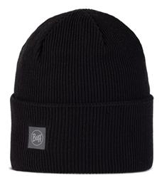 Buff Beanie Unisex Σκούφος Πλεκτός σε Μαύρο χρώμα