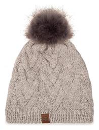 Buff Caryn Γυναικείος Pom Pom Beanie Σκούφος σε Μπεζ χρώμα