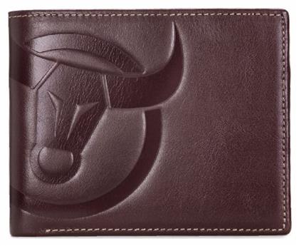 Bull Captain QB0203-H Δερμάτινο Ανδρικό Πορτοφόλι με RFID