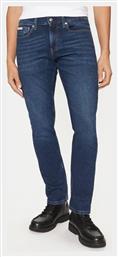 Calvin Klein Ανδρικό Παντελόνι Τζιν Ελαστικό Slim Fit Tapered Μπλε