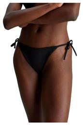 Calvin Klein Bikini String με Κορδονάκια Black