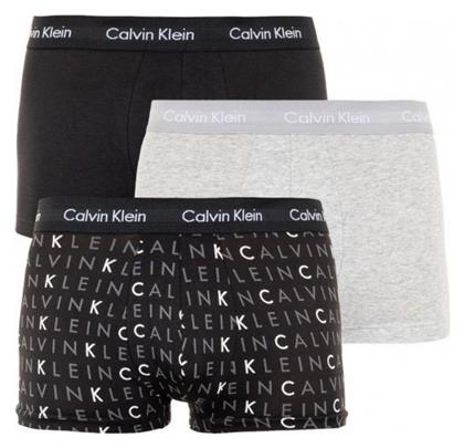 Calvin Klein Low Rise Trunk Ανδρικά Μποξεράκια 3Pack Μαύρο