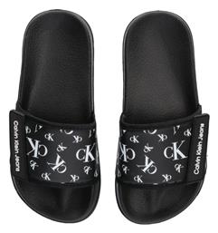 Calvin Klein Παιδικές Σαγιονάρες Slides Μαύρες