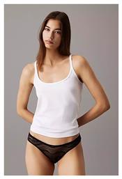 Calvin Klein Ψηλόμεσα Γυναικεία Slip 3Pack με Δαντέλα Pyf