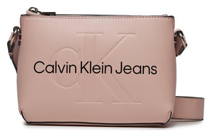 Calvin Klein Sculpted Camera Γυναικεία Τσάντα Χιαστί Ροζ από το Modivo