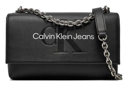 Calvin Klein Sculpted Flap Γυναικεία Τσάντα Ώμου Μαύρη από το Tsakiris Mallas