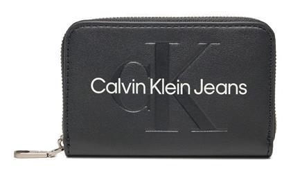 Calvin Klein Sculpted Μικρό Γυναικείο Πορτοφόλι με RFID Μαύρο