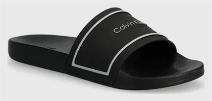 Calvin Klein Slides σε Μαύρο Χρώμα από το Tres Chic