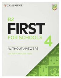 Cambridge Fce First for Schools 4 Student S Book από το e-shop