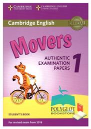 Cambridge Young Learners English Tests Movers 1 Student 's Book (for Revised Exam From 2018) N/e