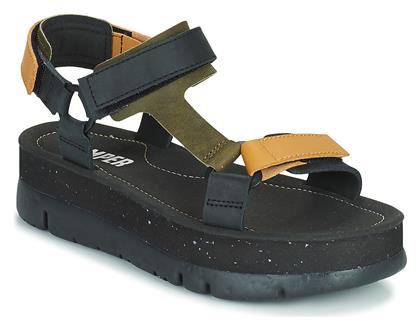 Camper Ogau Δερμάτινα Γυναικεία Σανδάλια Flatforms