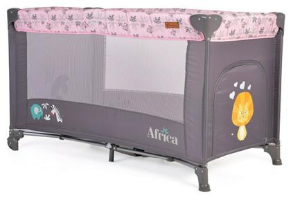 Cangaroo Africa Παρκοκρέβατο Ροζ 125x65cm