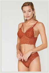 Cansoy Δαντελένιο Σετ Εσωρούχων Bralette με Brazil Tile Liona 319