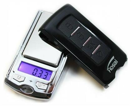 Car Key Mini Ηλεκτρονική Επαγγελματική Ζυγαριά Ακριβείας με Ικανότητα Ζύγισης 0.1kg και Υποδιαίρεση 0.01gr