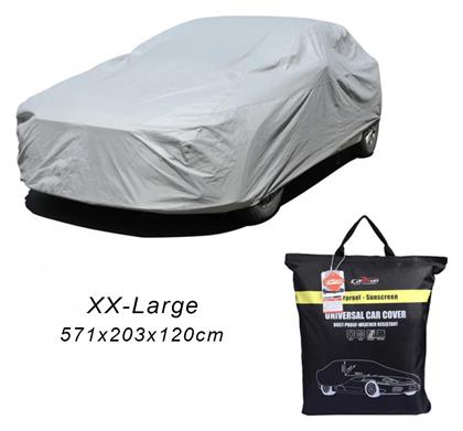 Carsun Κουκούλα για Audi Coupe / V8 571x203x120cm Αδιάβροχη XXLarge για Sedan / Coupe που Στερεώνεται με Ιμάντες