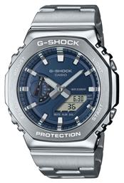 Casio Casio G-shock Ρολόι Μπαταρίας με Μεταλλικό Μπρασελέ