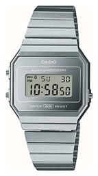 Casio Collection Ρολόι με Ασημί Μεταλλικό Μπρασελέ από το Epapoutsia