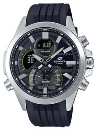 Casio ECB-30P-1AEF Stainless Steel Αδιάβροχο Smartwatch (Ασημί)