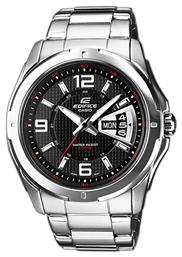 Casio Edifice Ρολόι Μπαταρίας με Ασημί Μεταλλικό Μπρασελέ από το Kiriakos Gofas