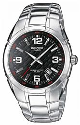 Casio Edifice Ρολόι Μπαταρίας με Ασημί Μεταλλικό Μπρασελέ από το Modivo