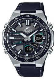 Casio Edifice Ρολόι Μπαταρίας με Δερμάτινο Λουράκι