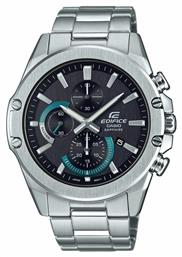 Casio Edifice Ρολόι Χρονογράφος Μπαταρίας με Ασημί Μεταλλικό Μπρασελέ