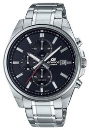 Casio Edifice Ρολόι Χρονογράφος Μπαταρίας με Ασημί Μεταλλικό Μπρασελέ