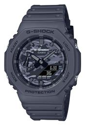 Casio G-Shock Αναλογικό/Ψηφιακό Ρολόι Χρονογράφος Μπαταρίας με Γκρι Καουτσούκ Λουράκι από το Epapoutsia