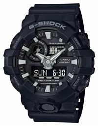 Casio G-Shock Αναλογικό/Ψηφιακό Ρολόι Χρονογράφος Μπαταρίας με Μαύρο Καουτσούκ Λουράκι από το Epapoutsia