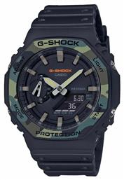 Casio G-Shock Αναλογικό/Ψηφιακό Ρολόι Χρονογράφος Μπαταρίας με Μαύρο Καουτσούκ Λουράκι από το Epapoutsia