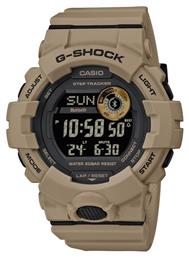 Casio G-Shock G-Squad Ψηφιακό Ρολόι Μπαταρίας με Καφέ Καουτσούκ Λουράκι από το Epapoutsia