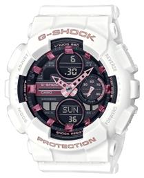 Casio G-Shock Ψηφιακό Ρολόι Χρονογράφος με Λευκό Καουτσούκ Λουράκι από το Kiriakos Gofas