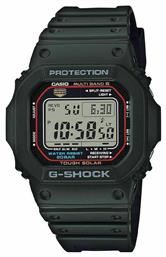 Casio G-Shock Ψηφιακό Ρολόι Solar με Μαύρο Καουτσούκ Λουράκι από το Modivo