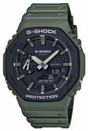 Casio G-Shock Ρολόι Μπαταρίας με Καουτσούκ Λουράκι Black/Green από το Epapoutsia