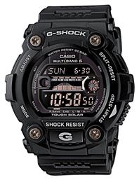 Casio G-Shock Ρολόι Χρονογράφος Μπαταρίας με Καουτσούκ Λουράκι σε Μαύρο χρώμα