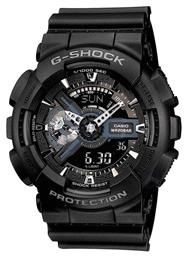 Casio G-Shock Ρολόι Χρονογράφος Μπαταρίας με Μαύρο Καουτσούκ Λουράκι