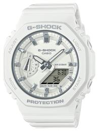 Casio G Shock Ρολόι Χρονογράφος με Λευκό Καουτσούκ Λουράκι από το Kiriakos Gofas