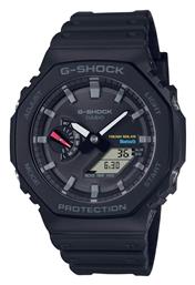 Casio G-Shock Ρολόι Χρονογράφος Solar με Μαύρο Καουτσούκ Λουράκι από το Epapoutsia