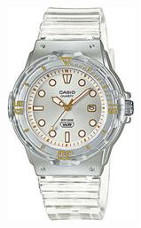 Casio Ladies Collection Ρολόι με Λευκό Καουτσούκ Λουράκι από το Epapoutsia