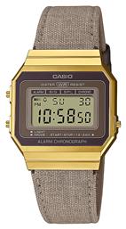 Casio Ladies Ρολόι με Γκρι Υφασμάτινο Λουράκι