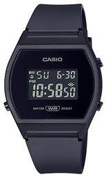 Casio Ψηφιακό Ρολόι με Μαύρο Καουτσούκ Λουράκι